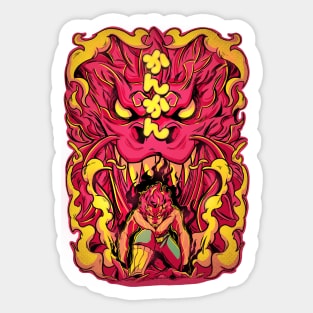 The Red Beast! Sticker